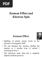 Lecture 38 - Zeeman Effect and Electron Spin