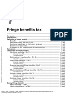 Principles of Taxation Law 2019 - (7 Fringe Benefits Tax)