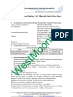 Styrene-Butadiene Rubber 1502 Material Safety Data Sheet