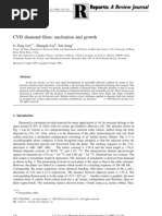 CVD Diamond Films Nucleation and Growth