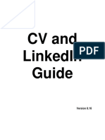 CV and Linkedin Guide PDF