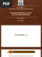 Principle of Petroleum Engineering: Reservoir Rock and Fluid Properties