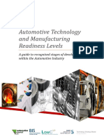 Automotive Technology and Manufacturing Readiness Levels