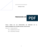 Roles de Las Estructuras de Dirección en El Perfeccionamiento