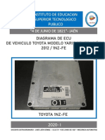 Diagrama Toyota Yaris 1nz-Fe 2012