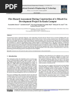 Fire Hazard Assessment During Construction of A Mi PDF