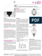 Volumen Nominal 13 - 750 CM, Presión Máx. de Servicio 250 - 500 Bar