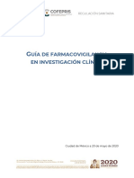 Guia de Farmacovigilancia en Investigacion Clinica 170620 PDF