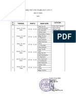 Jadwal Piket Guru Selama Libur Covid