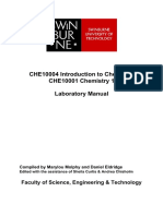 Prac Manual CHE10001-CHE10004 PDF