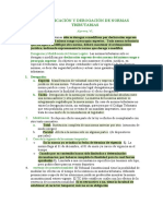 Modificación y Derogación de Normas Tributarias