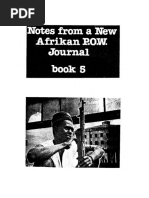 Notes From A New Afrikan P.O.W. - Book 5