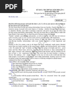 Họ tên học sinh: - . - . - . - . - . - . - . - . - . - . - . - . - . - . - . .SBD: - . - . - . - . .Lớp: 12 - .