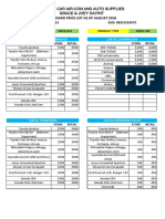 G & 4Js CAR AIR-CON PARTS & TOOLS SUPPLIES PRICELIST - COSTUMER