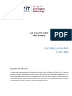 Lab 05 and 06 Shell Scripting