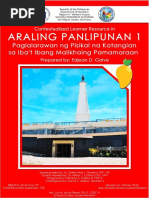 Contextualized Learner Resource in Araling Panlipunan 1 Nailalarawan Ang Pisikal Na Katangian v3.0