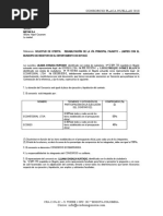 Acta de Conformacion Consorcio Placa Huella