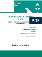 Precios Unitarios