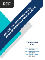 Medicion Del Desempeño de Areas Criticas de La Empresa - Belcorp