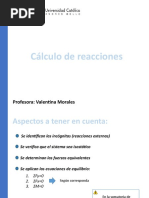 Clase 2 - Cálculo de Reacciones