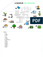 Super Crucigrama Primaveral PDF