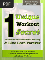 1 Unique Workout Secret PDF