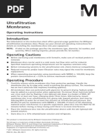 Millipore UF Membranes Protocol (Ultracel) PDF