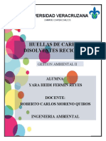 HUELLAS DE CARBONO DE DISOLVENTES RECICLADOS - 1 Parte