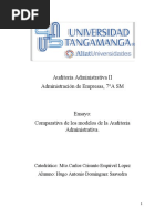 Auditoria Administrativa II Modelos Auditoria Administrativa