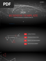 Business Template: Hydrogen Professional Powerpoint Template