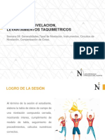 SEMANA 4 - Generalidades - Tipos de Nivelación - Instrumentos - Circuitos de Nivelación - Compensación de Cotas PDF