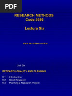 6-Research Methods 3684 Lecture Six