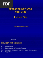 5-Research Methods 3684 Lecture Five