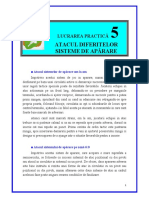 LP 5 - Metodica Instruirii Atacului Diferitelor Sisteme de Apărare