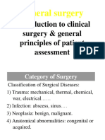 Introduction To Clinical Principles of Patient: General Surgery