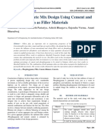 Bitumen Concrete Mix Design Using Cement and Phosphogypsum As Filler Materials