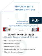 Liver Function Tests - CP - Pharmd 4th Year