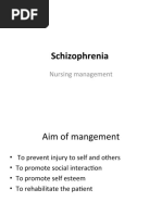 Schizophrenia Nursing Management