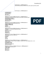 Oftalmologie Teste 2010 USMF