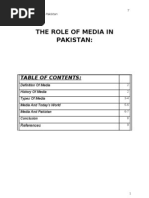 The Role of Media in Pakistan