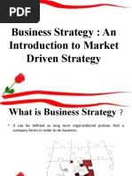 Business Strategy: An Introduction To Market Driven Strategy