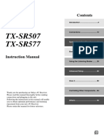 Manual TX-SR507 English PDF