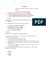 Attempt-1: The Company's Accountant Used A Denominator of Budgeted Machine Hours For The Current Accounting Period