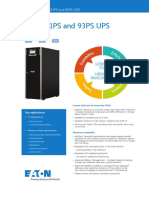 Eaton 91PS and 93PS UPS: Lower TCO Higher Availability