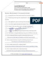 Simple or Compound Sentences Exercises