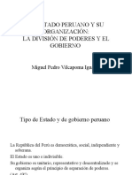 Estado Peruano y División de Poderes