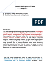 Insulators and Underground Cable - Chapter 5