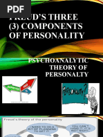 Freud's Three (3) Components of Personality