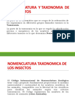 01 Nomenclatura y Taxonomia de Los Insectos