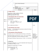 Design Criteria: A) Overland Flow Time, T (Minutes)